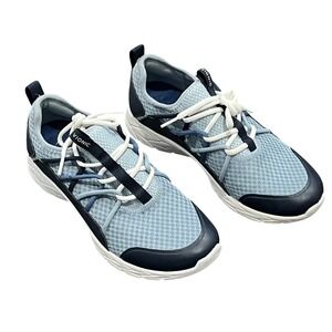 Vionic Zeliya Sneakers Light Blue Navy Mesh Walking Shoes Women's 8 Comfort